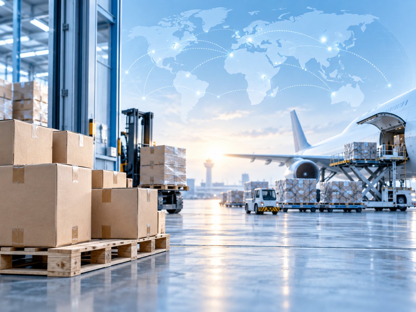 Global shipping and logistics for industrial automation parts
