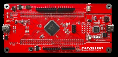 Nuvoton NuMicro M3351 5V MCU development platform for robotics and industrial automation