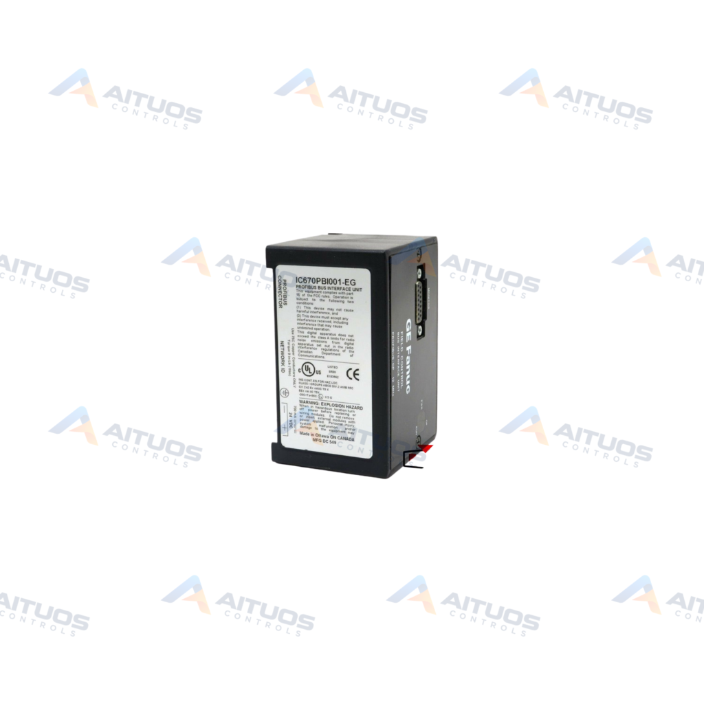 General Electric IC670PBI001 Field Control Profibus Bus Interface